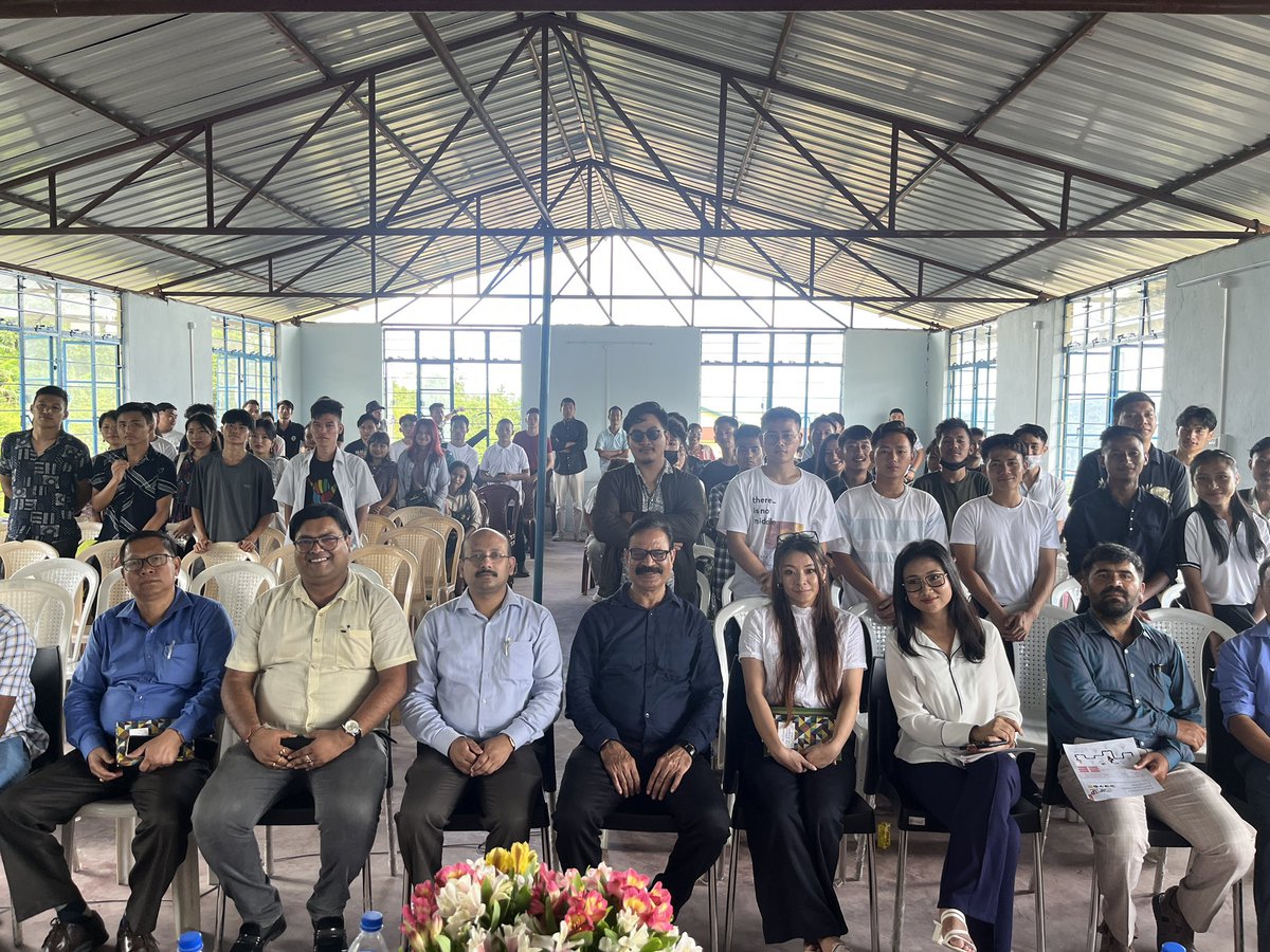 Workshop on "Entrepreneurship for Swavlambi Bharat" at Nagaland University Meriema. 
Blessed to be part of the programme.