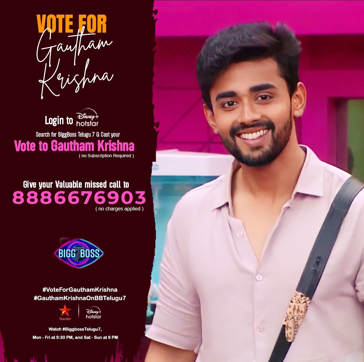igauthamkrishna's tweet photo. His patience is truly impressive 👏

Keep shining with your patient and determined spirit 🙌

Let us continue to uplift him by Voting to #GauthamKrishna on Disney+Hotstar App and Give Missed Call to 8886676903.

#BiggBossTelugu7 #BiggBoss7Telugu https://t.co/R8zvicyBlu