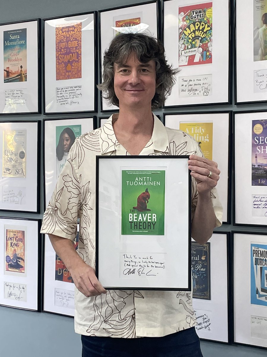 Karen Sullivan 🇺🇦🇨🇦🇬🇧 (@orendabooks) on Twitter photo And we’re finished! 1000 books signed by <a href="/antti_tuomainen/">Antti Tuomainen</a> and stickered by me! #TheBeaverTheory trs <a href="/countertenorist/">David Hackston</a> is out next month! Order your copy now!🦫 Hugest thanks to <a href="/CPIbooksUK/">CPI UK</a> And we’re finished! 1000 books signed by <a href="/antti_tuomainen/">Antti Tuomainen</a> and stickered by me! #TheBeaverTheory trs <a href="/countertenorist/">David Hackston</a> is out next month! Order your copy now!🦫 Hugest thanks to <a href="/CPIbooksUK/">CPI UK</a>