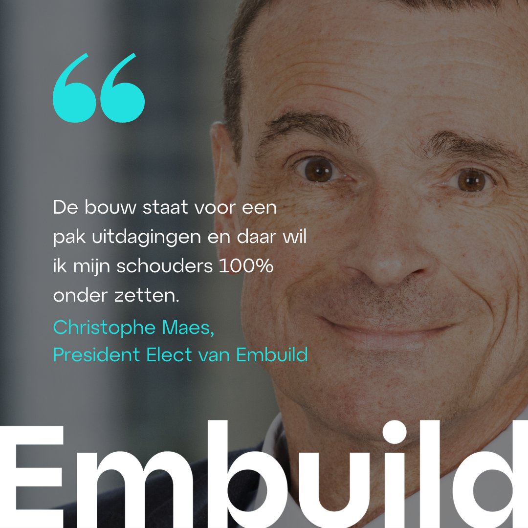 embuildnl's tweet image. #Embuild | De Nationale Raad van Embuild heeft Christophe Maes van bouwbedrijf Messiaen, voorgedragen als President Elect van Embuild. Hij zal in maart 2024 Thomas Scorier, gedelegeerd bestuurder van TS Construct, opvolgen als voorzitter van Embuild. ow.ly/CywG50PLFu9
