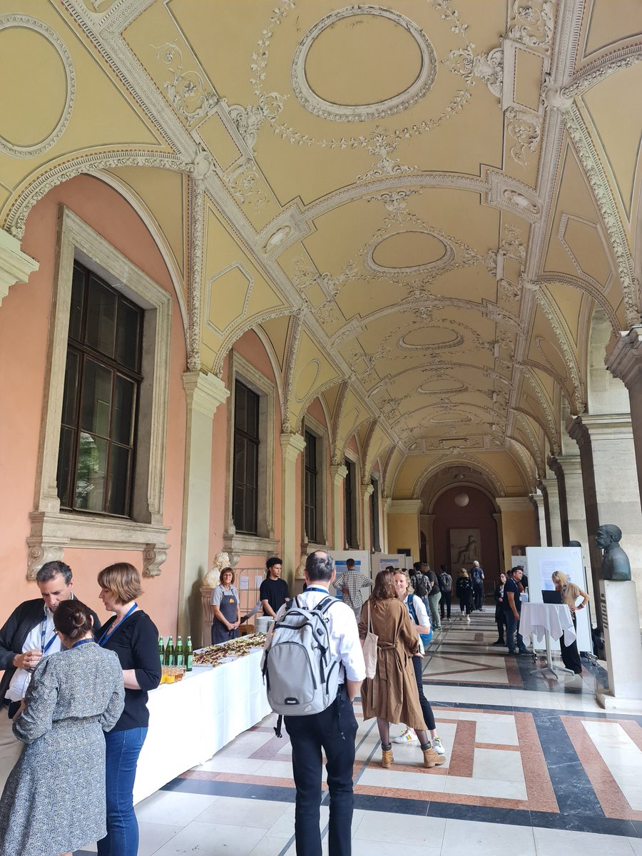 LDKconference's tweet image. Poster session time at @univienna! Come, talk and don&apos;t forget to vote your favourite poster 🗳️ #ldk2023