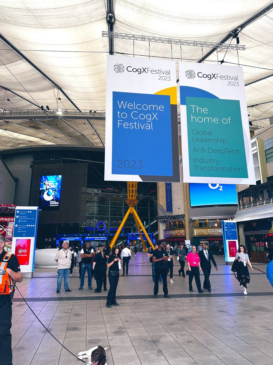 Thrilled to have been part of #CogX2023! 🌟 We engaged in fruitful conversations &amp; had the privilege to interact with prominent speakers. Didn't connect with us? No worries — DM us to arrange a call. Let's see how the Shopify of Prompts can meet your needs.