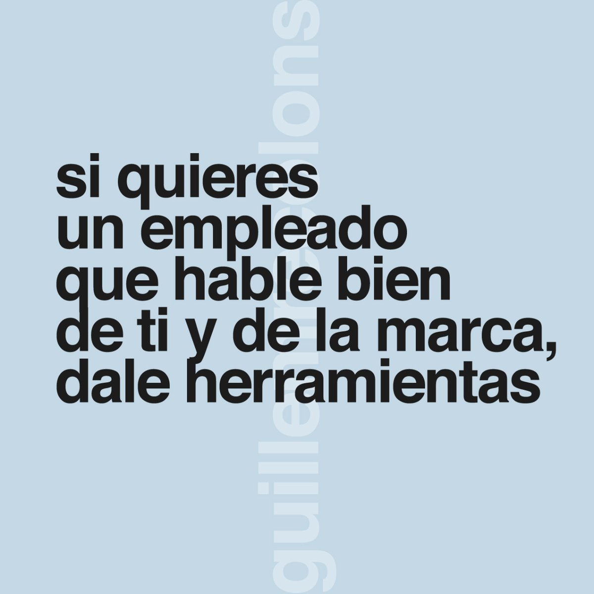 Si quieres que un empleado hable bien de ti y de la marca, dale herramientas.

Sigue el hashtag #sinoaportasnoimportas
#snani #PersonalBranding #MarcaPersonal
bit.ly/sinoaportasnoi…