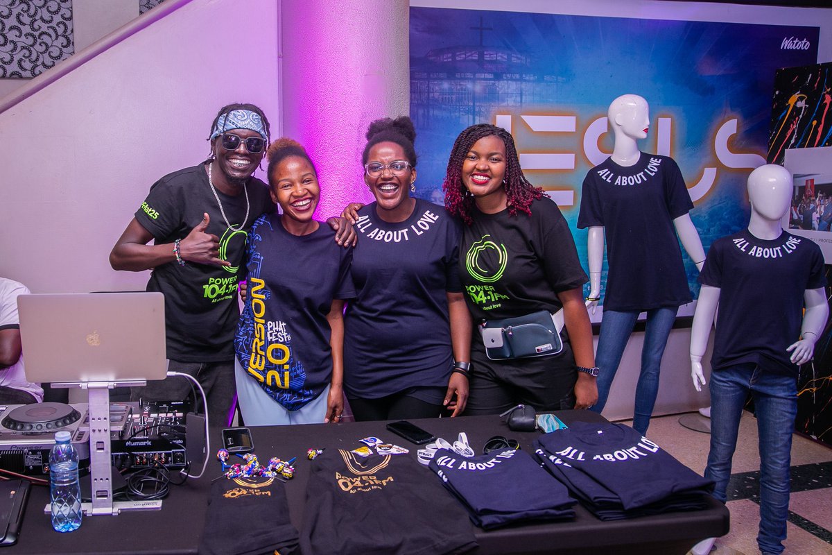 SRVictor256's tweet photo. I’m blessed to serve at 104.1 @powerfmuganda 📻 We preach love, go heights United as one. When u see love in the community,  GOD is right there🫶🏽

Get your apparel now💯

#PFMat25 #PFMPresents #SRVictor256 https://t.co/AFakm79jym