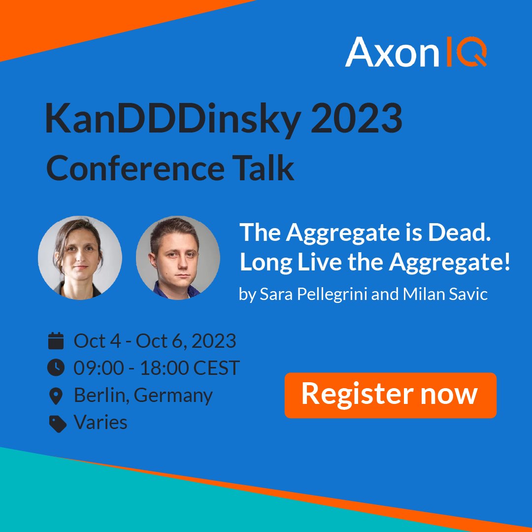 Join us at @KanDDDinsky, Germany's first DDD conference, where we explore the art of building better business software. Discover the secret to consistent domain models from industry experts, @_sara_p_ & @MilanSavic14. RSVP today: hubs.ly/Q021dxNr0