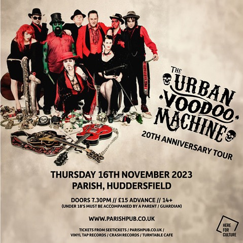UVMLondon's tweet photo. We play HUDDERSFIELD Thursday 16 November @ParishHudd 
Tickets on sale now! 
https://t.co/1DWBVjgH5v https://t.co/b5XlkcuwYp