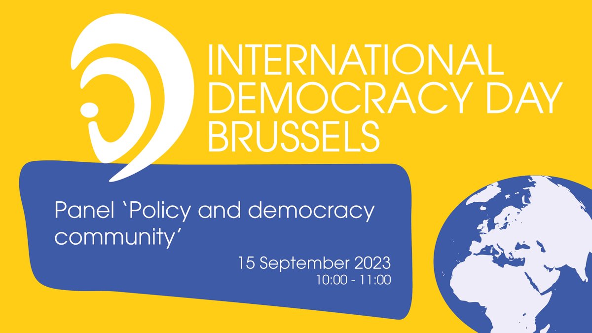 With democracy in decline and increased autocracy worldwide, speakers will address what this era of democratic unrest means for EU policy, democracy support and activism worldwide during #IDDBrussels With Helena König, Filsan Abdi, @samvanderstaak and @HardyMerriman