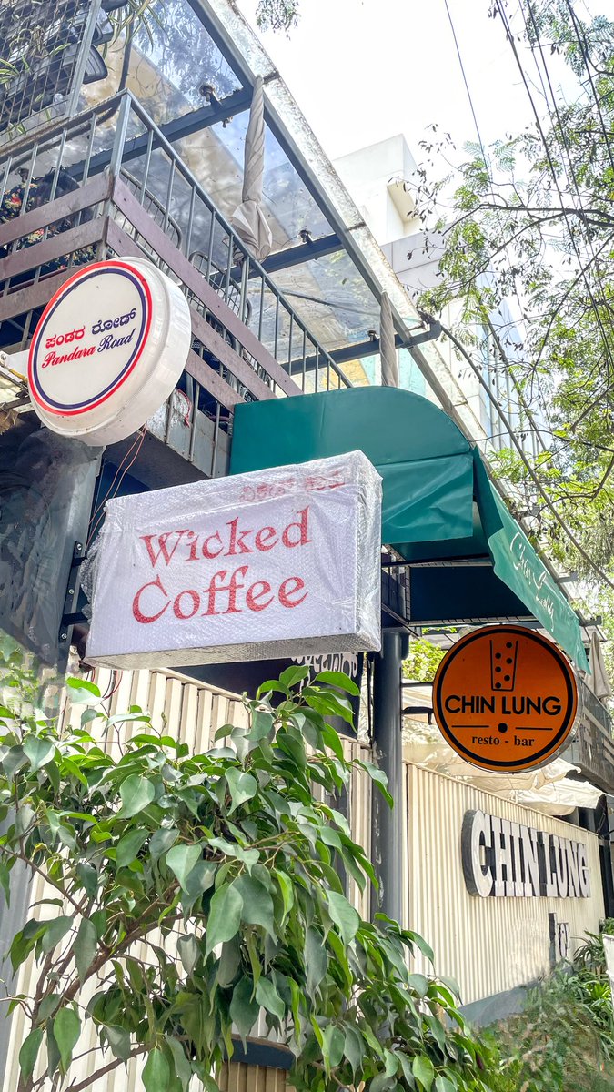 sahilk's tweet photo. Saw the @WickedCoffeeIn sign going up today in Koramangala. https://t.co/WnGDdcbvRP