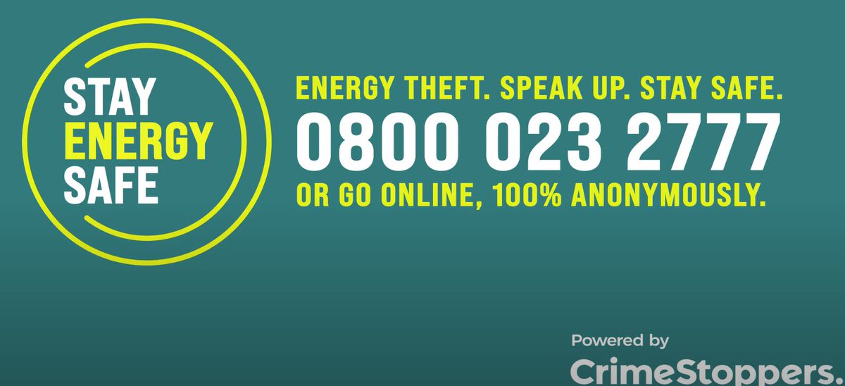 If you know of any commercial premises or business that is putting peoples’ lives at risk by tampering with or bypassing meters, you must report this. The Stay Energy Safe line is completely anonymous, powered by Crimestoppers:  stayenergysafe.co.uk