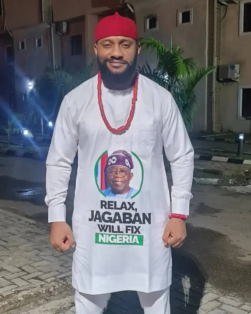 YulEdochie's tweet photo. Yesterday I was in court to show my 100% support and unwavering solidarity to my leader, 
President Bola Ahmed Tinubu @officialABAT GCFR
Congratulations Mr. President. 
The Jagaban.
.
.
.
ASIWAJU BOY 100%. https://t.co/wgltvVQ0JM