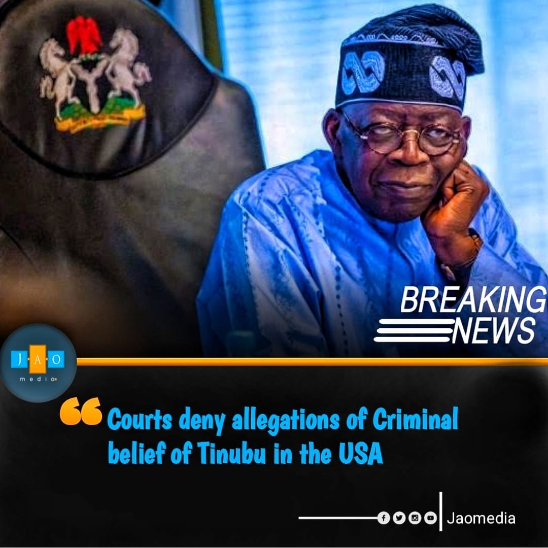 JaoMediaNo1's tweet photo. Courts deny allegations of Criminal belief of Tinubu in the USA. Follow for more news.
#Tribunal #PresidentialElection #petiition #newsupdatetoday #timubu #SupremeCourt #jaomedia #jaomediano1 https://t.co/nNJ3b20G5n