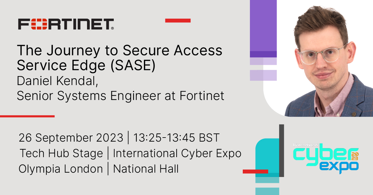 Save the date for THE <a href="/ISE_Expo/">International Security Expo</a> in London happening on September 26th.

Do not miss the opportunity to hear <a href="/Fortinet/">Fortinet</a>’s Daniel Kendall talk on ‘The Journey to #SASE’. 

Register for free here: ftnt.net/6010PIewj

#Fortinet #ICE2023 #cybersecurity