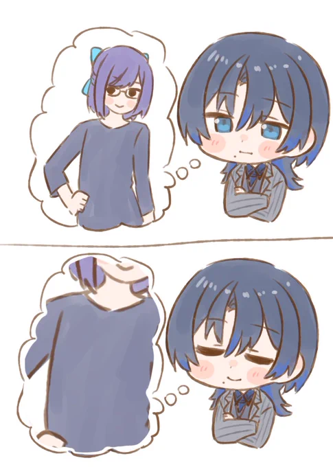 えーちゃんさんの事で頭がいっぱいな青くん
#青ペン 