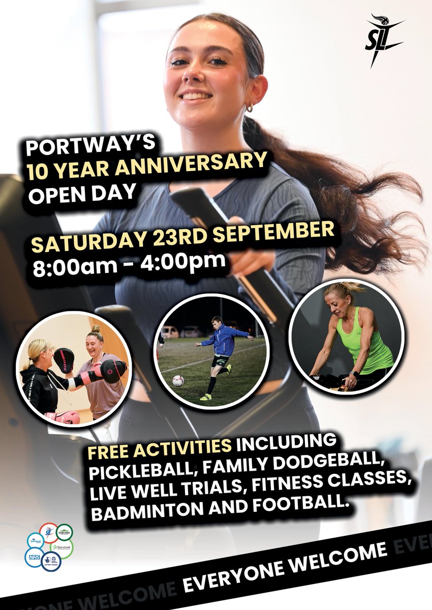 Don't miss a great day out at Portway Lifestyle Centre on 23rd September, 8am - 4pm <a href="/SLTGetActive/">Sandwell Leisure Trust</a> #portway #oldbury #communityevent #familyfun
