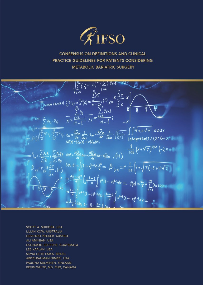 🔥🔥🔥👇👇👇
"IFSO CONSENSUS ON DEFINITIONS AND CLINICAL PRACTICE GUIDELINES"

Together WE can make a difference in the lives of millions of individuals affected by obesity and help shape a healthier future for generations. 

Download it HERE:
ifso.com/pdf/IFSO-CONSE…