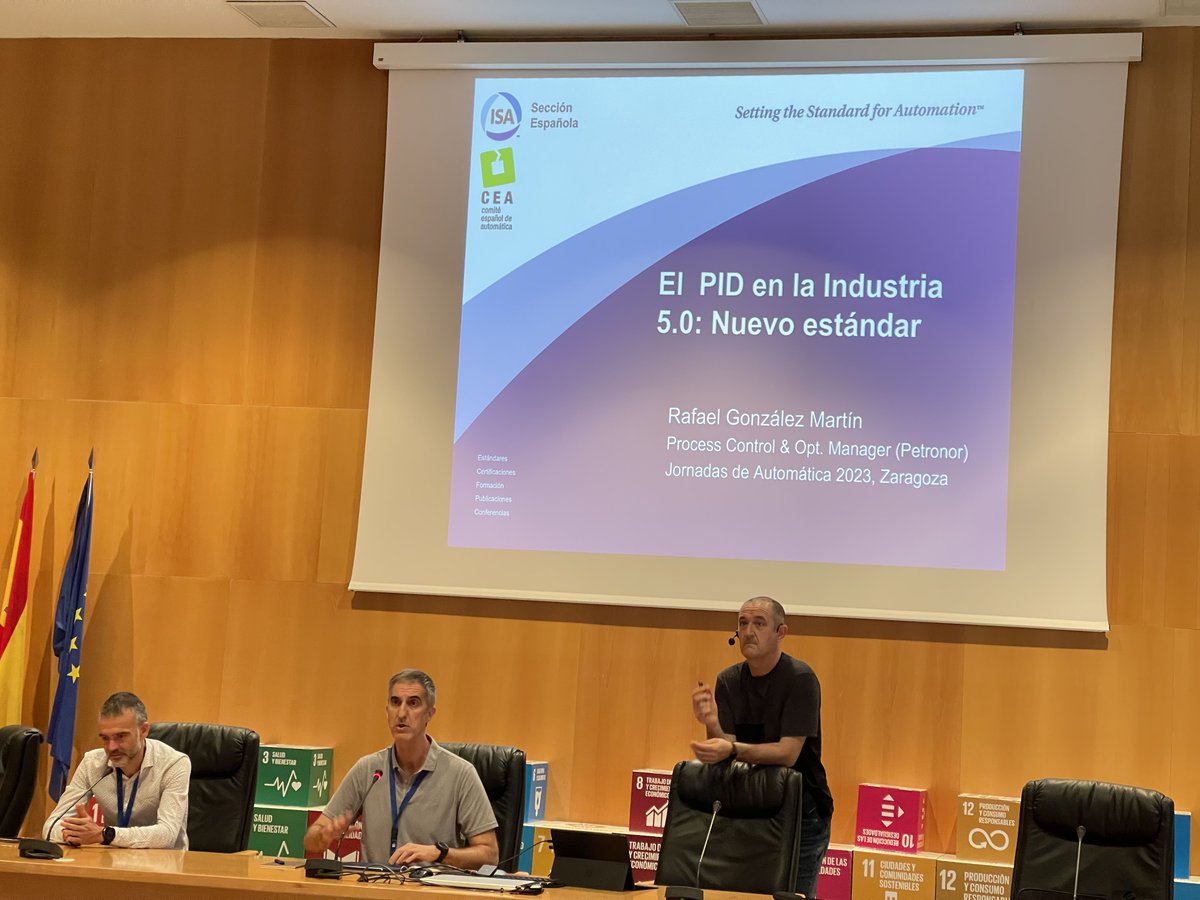 CEAutomatica's tweet photo. Empezando la sesión "El PID en la Industria 5.0" en el marco de las @jautomatica . En colaboración con @ISA_SecEsp. https://t.co/h76K0uP1yx