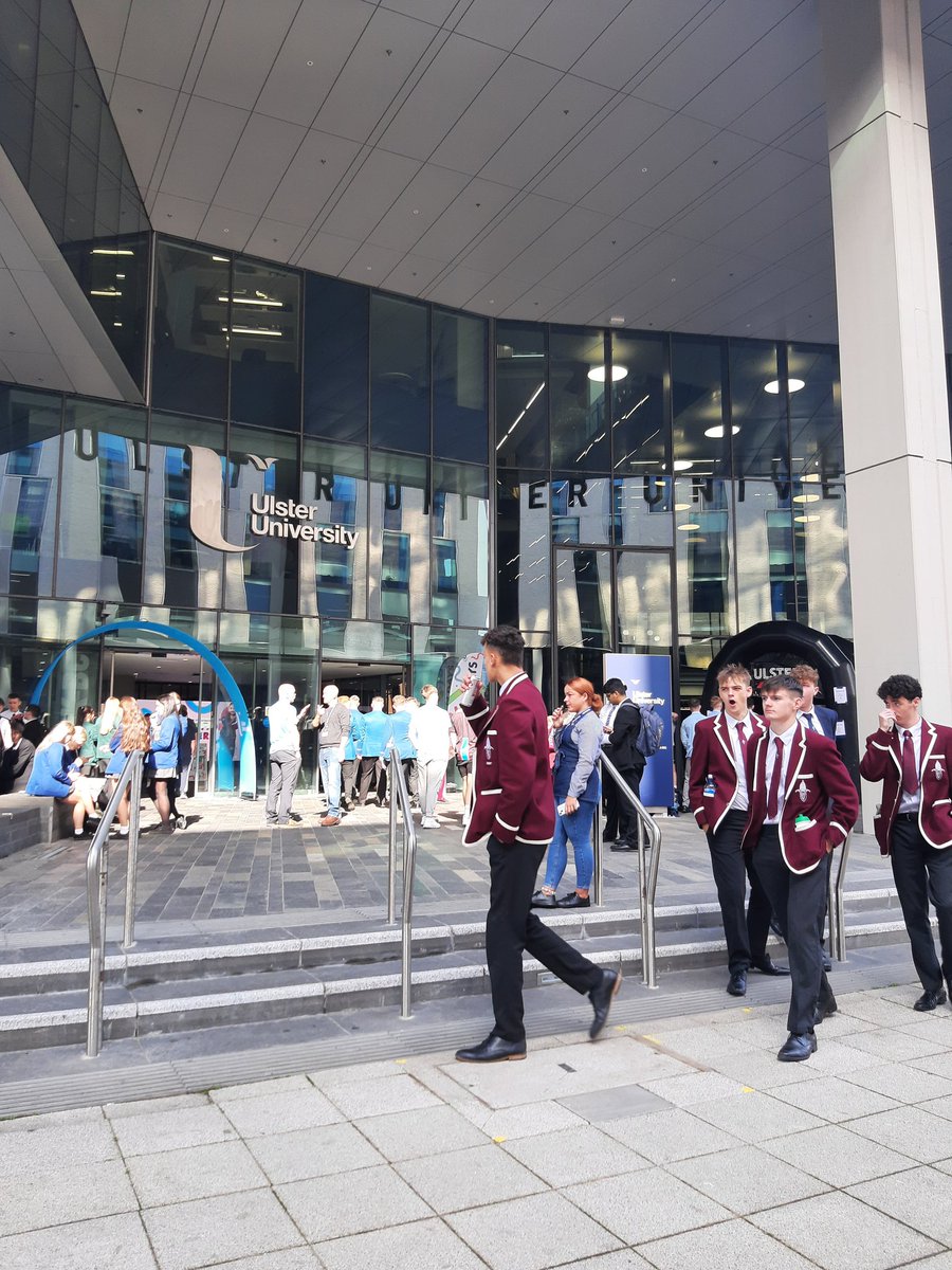 Open Days <a href="/UlsterUni/">Ulster University</a> Belfast Campus in full swing. Students from all over Ireland learning why UU is No.1 for Employability! 
#Belfast #Derry #Coleraine 
<a href="/StudyAtUlster/">Study At Ulster</a> #ReadyforUU