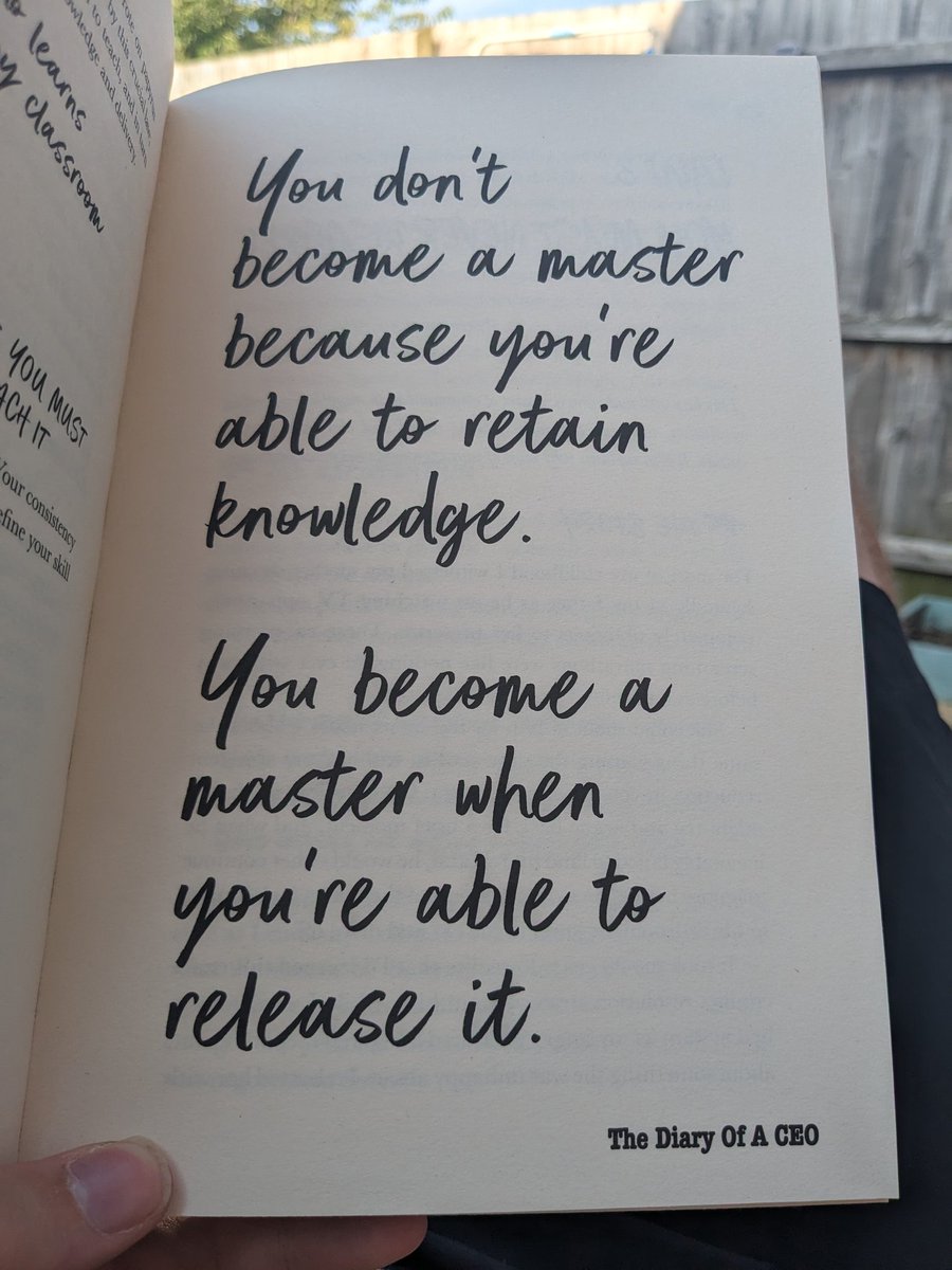 Calshaw21's tweet photo. Been making my way through @StevenBartlett new book and I'm loving the quotes as you make you're way through it.

I'm only 54 pages through so far but I'm already learning so much! #diaryofaceo https://t.co/DB77mM4eOF