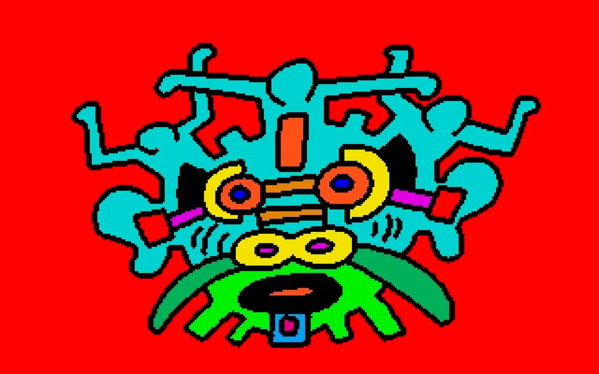 itsnicethat's tweet photo. Keith Haring artworks made on a Amiga computer stored unseen on floppy disks – until now > https://t.co/bXA8OY9uXB https://t.co/VW50pLn4P1