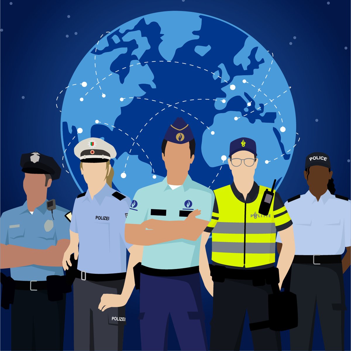 policefederale's tweet image. À l’occasion de cette première Journée internationale de la coopération policière et des 100 ans d’@interpol_hq, saluons la qualité de notre collaboration avec de nombreuses polices étrangères en matière de phénomènes criminels et d’insécurité. #INTERPOL100 #ForASaferWorld