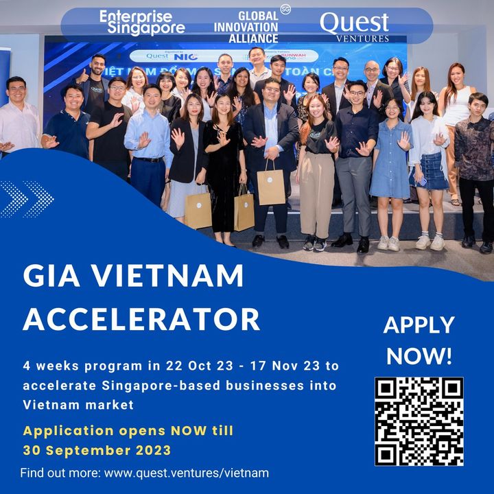 Call for Applications: Join Global Innovation Alliance (GIA) Ho Chi Minh City Batch 8 Accelerator Program!

▶️ Key Program Dates:
🌟Program Duration: 22 Oct 2023 - 17 Nov 2023 (Batch 8)
🌟Application Period: 01 Sep 2023...
facebook.com/55460626004943…
