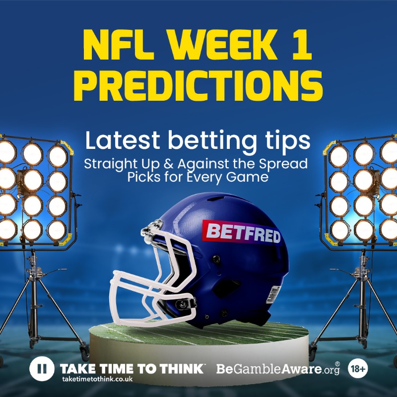Betfred's tweet photo. 🏈 | #NFL Week 1 Predictions
🆕 | The NFL season is here and we’d like to introduce you to a new column for Betfred Insights where our NFL tipsters will make picks for every single game each week, both straight up and against the spread.
Read now 👇
#Kickoff23