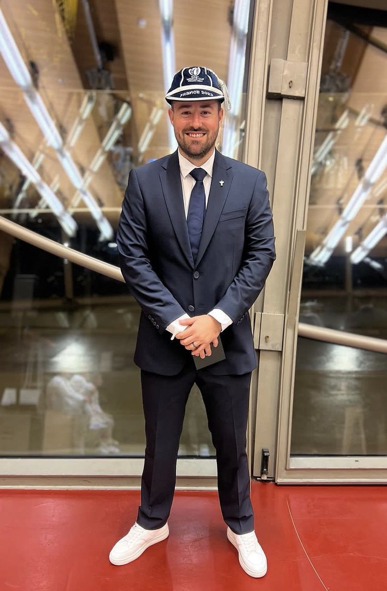 Great to <a href="/BenjyWhitey/">BW</a> receive his World Cup referee cap yesterday. Everyone at the club is proud. Good luck Ken