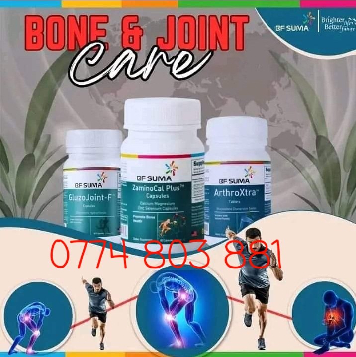 If your joints feel painful, swollen, stiff, or limited in movement then BONE AND JOINT CARE PRODUCTS is the solution.

Now available on 0706 269925