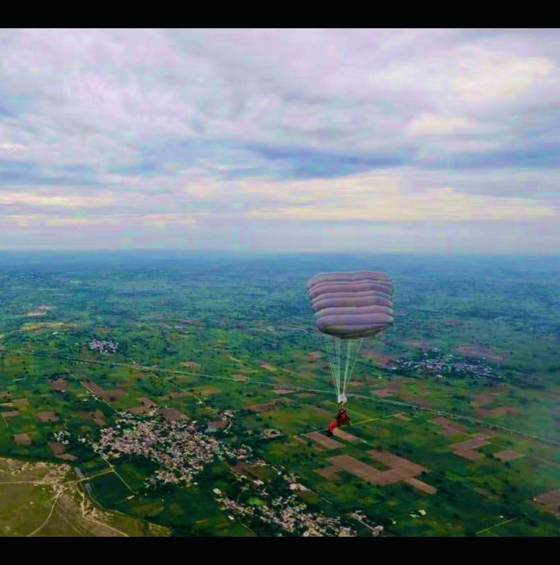 “In a historic event, the Military Combat Parachute System, # ...