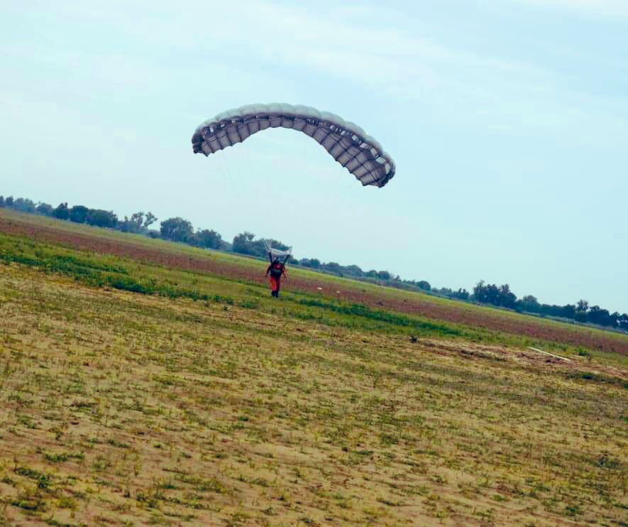 “In a historic event, the Military Combat Parachute System, # ...