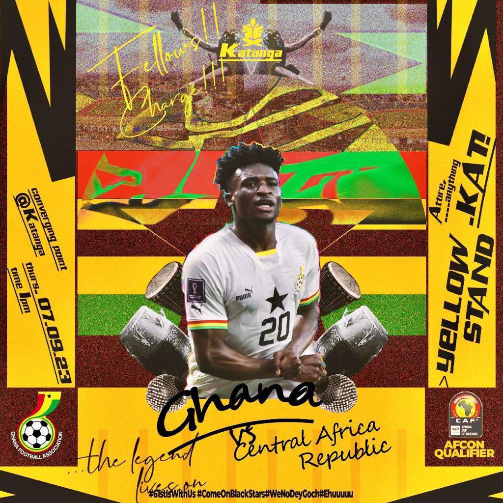 KatangaFellows's tweet photo. ⚫️🟡Action Dey fellows!
@GhanaBlackstars https://t.co/ujlk5TsMd4