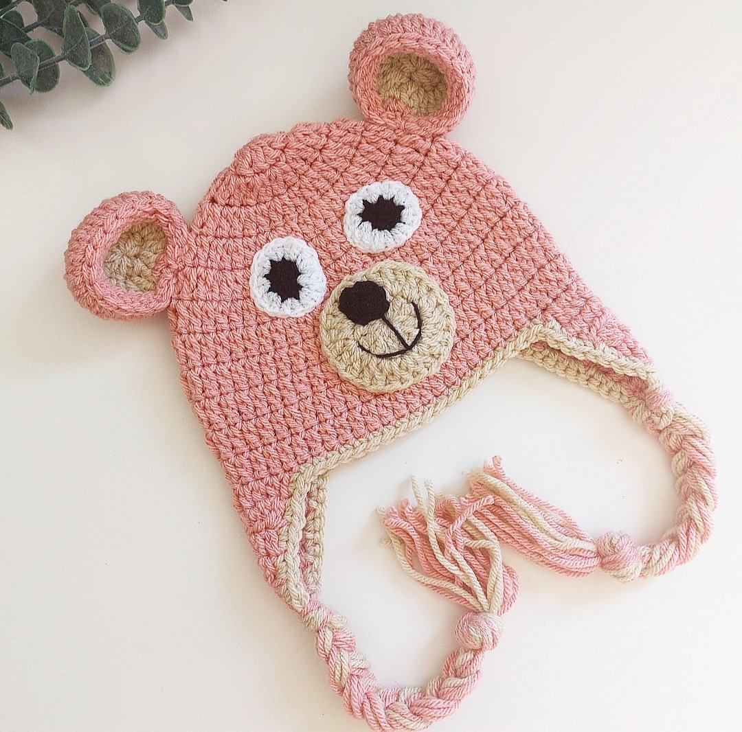 SophiesHandmade's tweet photo. I'm back selling on @folksy ! While it may be 30 degrees out there, I'm still busy preparing for autumn/winter... while secretly loving this sunshine! 😎

1 Year Old Pink Winter Bear Hat - Folksy https://t.co/u95JQXx6pJ #newonfolksy https://t.co/awDwSQ6aGG