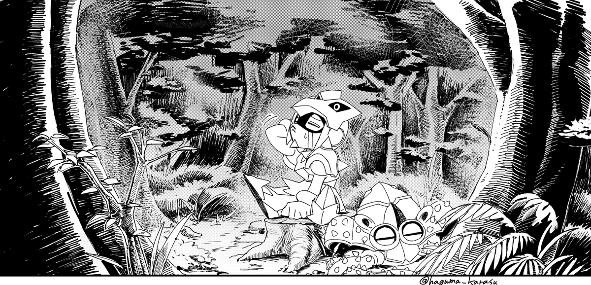 ゆっくり描いてるよ… 