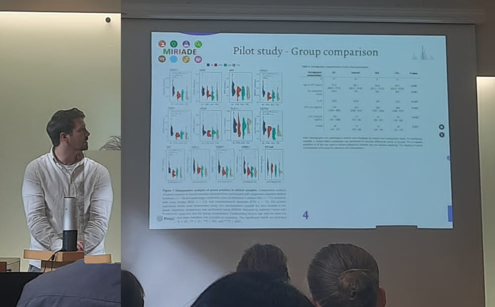 Our PhD student Pablo Mohaupt presentig during the last meeting of the Marie Skłodowska-Curie Actions ITN <a href="/MIRIADE10/">MIRIADE</a> project in Stockholm
 #alzheimer #dementia #biomarker <a href="/CHU_Montpellier/">CHU de Montpellier</a>  <a href="/umontpellier/">Université de Montpellier</a>