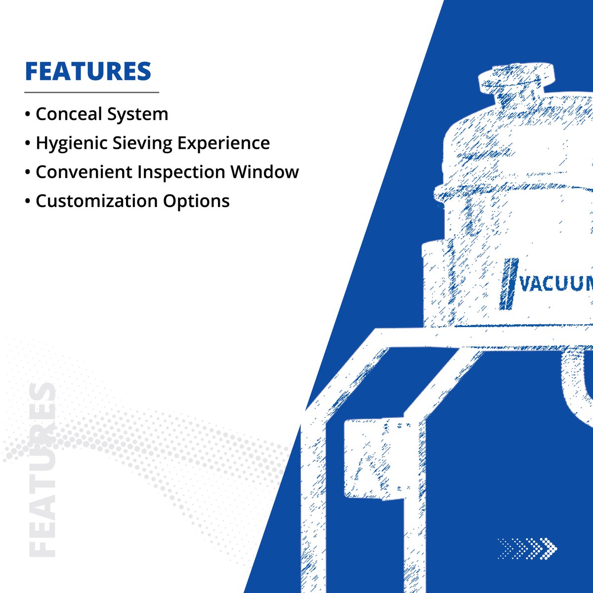 GalaxySivtek's tweet image. Take a look At the Vacuum SIVTEK Separator&apos;s features and benefits through a technical card. This machine can help you to avoid dusting and contamination, and get optimum sieving results. 
 Visit:- bit.ly/3QP847F

#galaxysivtek #separator #SundayMorning #sundayvibes