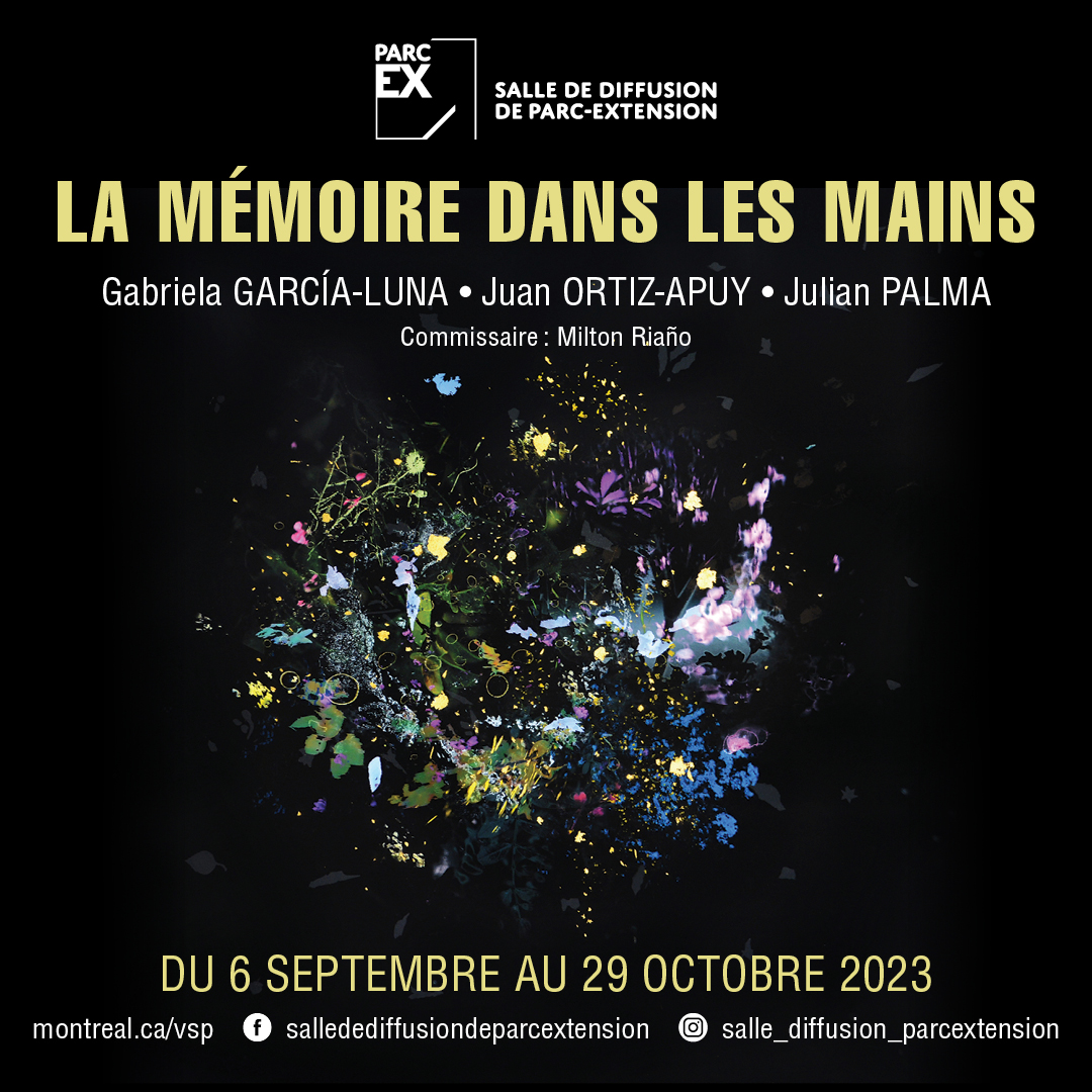 Vernissage de l'exposition ce soir à 17h30 à la Salle de diffusion de Parc-Extension