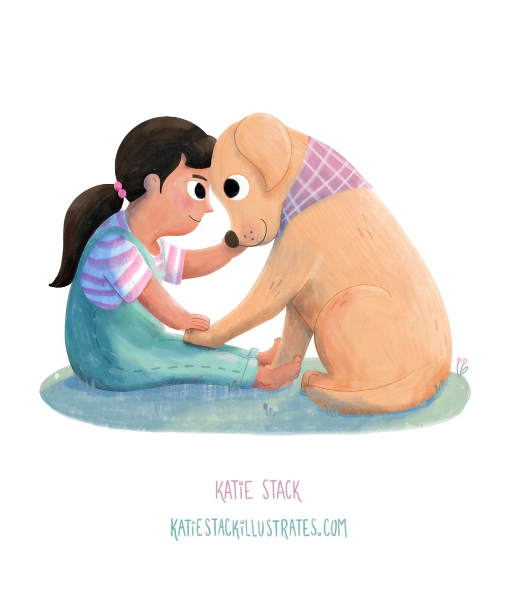 KatieStackDraws's tweet image. Hello agents and art directors! 

I’m a Boston-based illustrator who loves drawing sweet interactions. Bonus if those moments include dogs! 

Reach out if my style matches anything on your list 🌻

katiestackillustrates.com

#kidlitartpostcard #childrensbooks