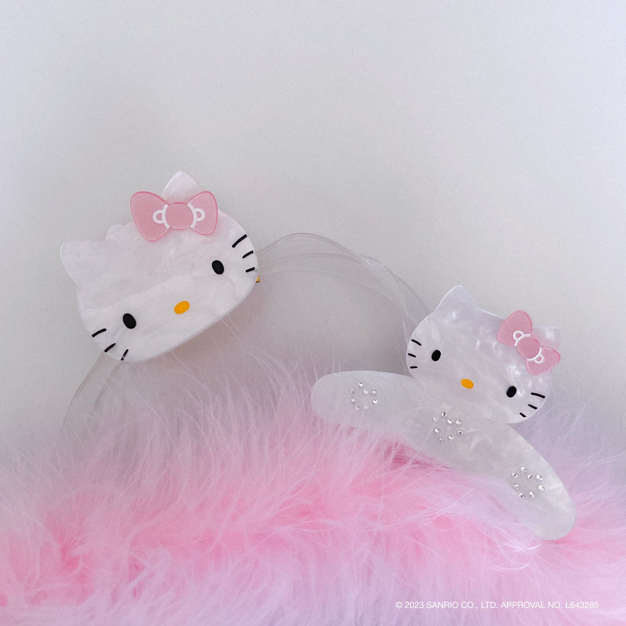 TODIARIES × SANRIO MY MELODY ヘアクリップ フェイス マイメロディ フェイス形ヘアクリップ（メロウサロミウサ