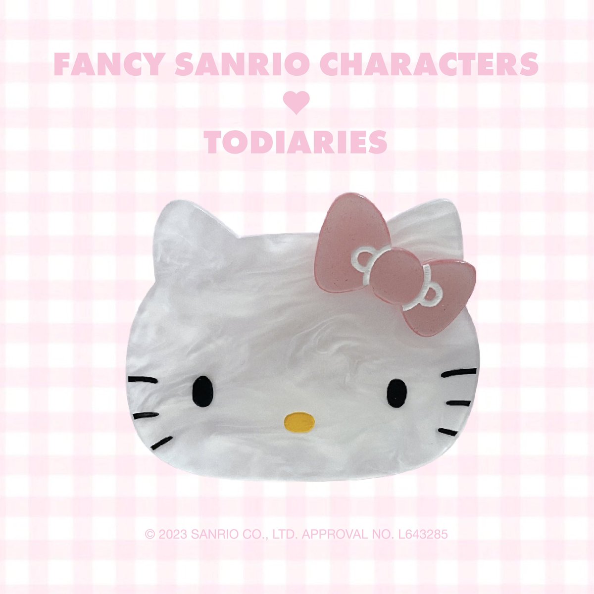 TODIARIES × SANRIO MY MELODY ヘアクリップ フェイス Amazon.co.jp: サンリオ(SANRIO) フェイス形ヘアクリップ