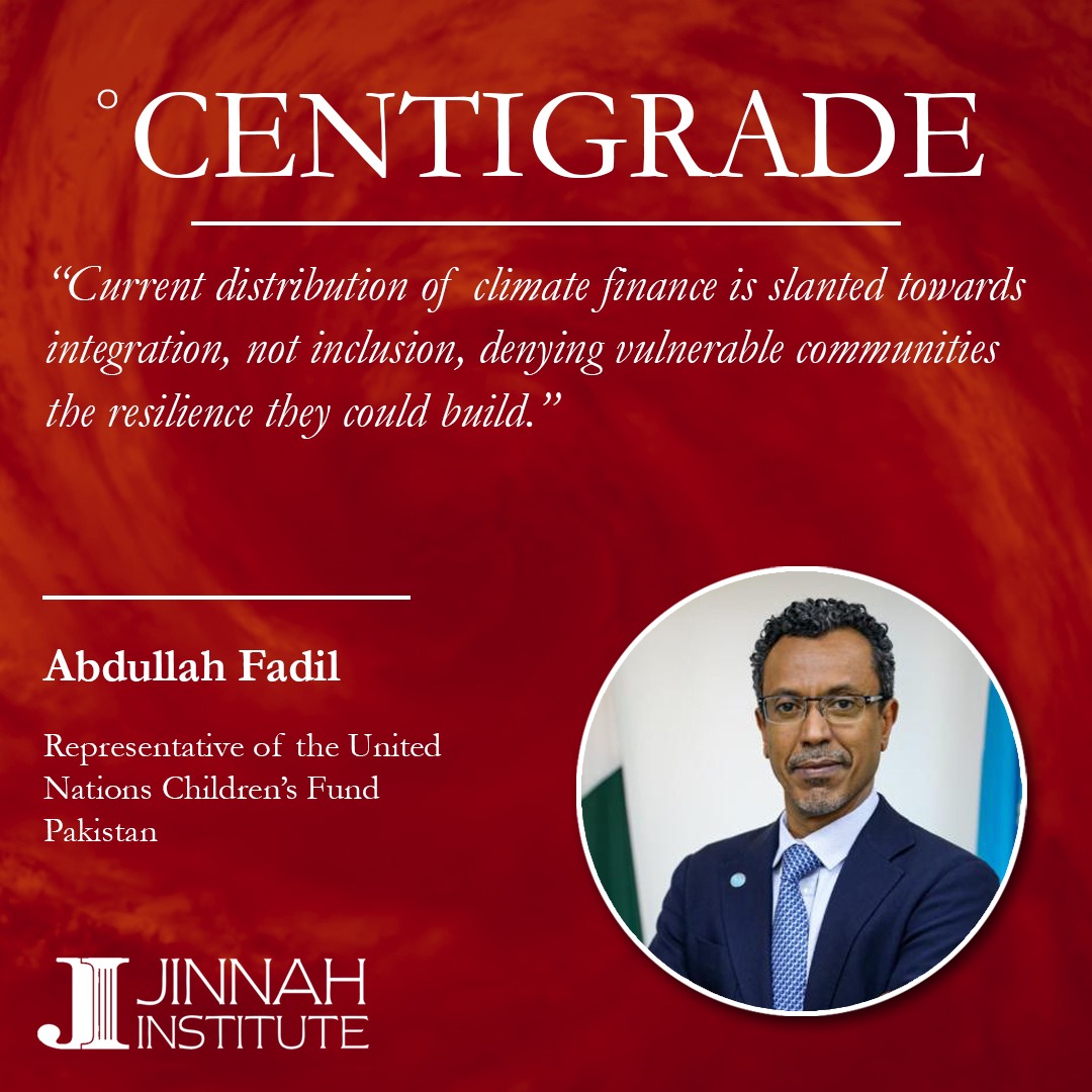 Happening now! Centrigade platform's roundtable on Financing Climate Action for Pakistan. <a href="/AbdullahAFadil/">Abdullah A. Fadil</a>

#ClimateAction #centigrade