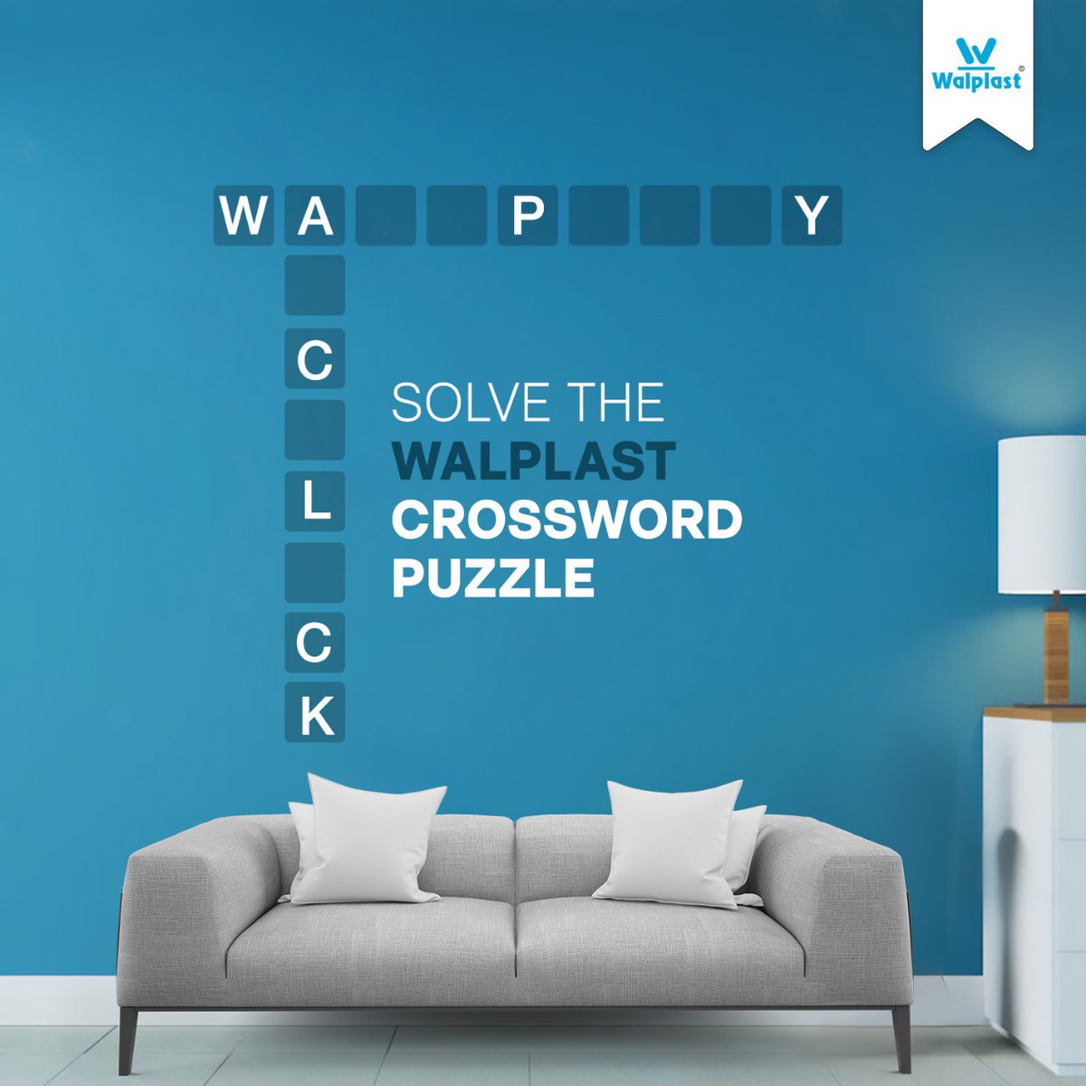 Can you solve the Puzzle? 
Then drop your answer below 👇
💡 Hint: The answer is a word associated with our products. 🏠
Don't forget to challenge your friends by tagging them too! 🤝

#Walplast #HomeSure #Puzzle #GuesstheWord #Challenge #WordGame