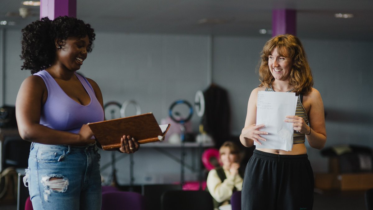 crucibletheatre's tweet image. The cast of We Could All Be Perfect are in rehearsals, bringing to the Playhouse the power of teenage girls!

A furious and funny new play by Hannah Morley, opening on Sat 23 Sep.

All photos here: bit.ly/3E04UGJ

📸 - Becky Payne