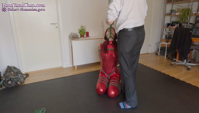 Go to our store to get the video: https://t.co/6DRqSdbB9V #shibari #Kinbaku #predicament #predicamentbondge<a href="/tag/shibari"class="tags">#shibari</a><a href="/tag/bdsm"class="tags"><span>#bdsm</span></a><a href="/tag/bondage"class="tags"><span>#bondage</span></a><a href="/tag/ropebondage"class="tags"><span>#ropebondage</span></a><a href="/tag/kinbaku"class="tags"><span>#kinbaku</span></a><a href="/tag/predicament"class="tags"><span>#predicament</span></a>