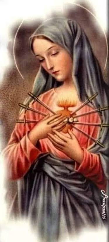 realasu's tweet photo. Let intercession be made for us, we beseech You, O Lord Jesus Christ, now and at the hour of our death, before the throne of Your mercy, by the Blessed Virgin Mary, Your Mother, whose most holy soul was pierced by a sword of sorrow in the hour of Your bitter Passion. Through You, O Jesus Christ, Savior of the world, Who with the Father and the Holy Spirit lives and reigns world without end. Amen.

Our Lady of Sorrow!
Pray for us.