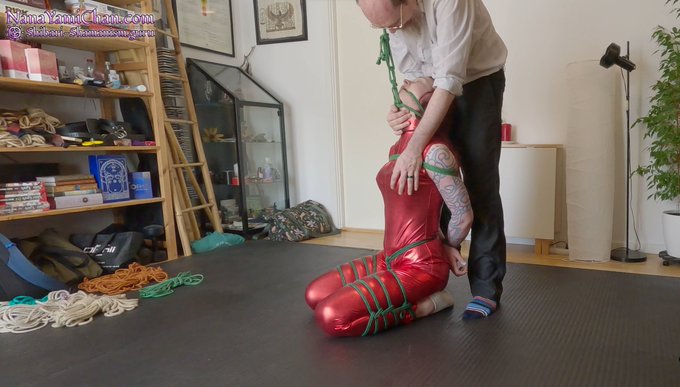 Go to our store to get the video: https://t.co/6DRqSdc8Zt #shibari #Kinbaku #predicament #predicamentbondge<a href="/tag/shibari"class="tags">#shibari</a><a href="/tag/bdsm"class="tags"><span>#bdsm</span></a><a href="/tag/bondage"class="tags"><span>#bondage</span></a><a href="/tag/ropebondage"class="tags"><span>#ropebondage</span></a><a href="/tag/kinbaku"class="tags"><span>#kinbaku</span></a><a href="/tag/predicament"class="tags"><span>#predicament</span></a>