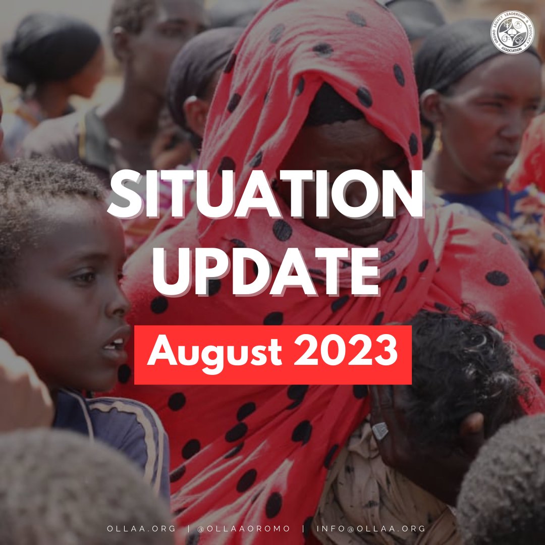 ollaaOromo's tweet photo. Our August #OLLAASituationUpdate indicates that civilians throughout #Ethiopia continue to suffer from hunger and conflict. https://t.co/DLeQ6GDoyO
#HumanitarianNews #ConflictZones https://t.co/NArnpB2n3k