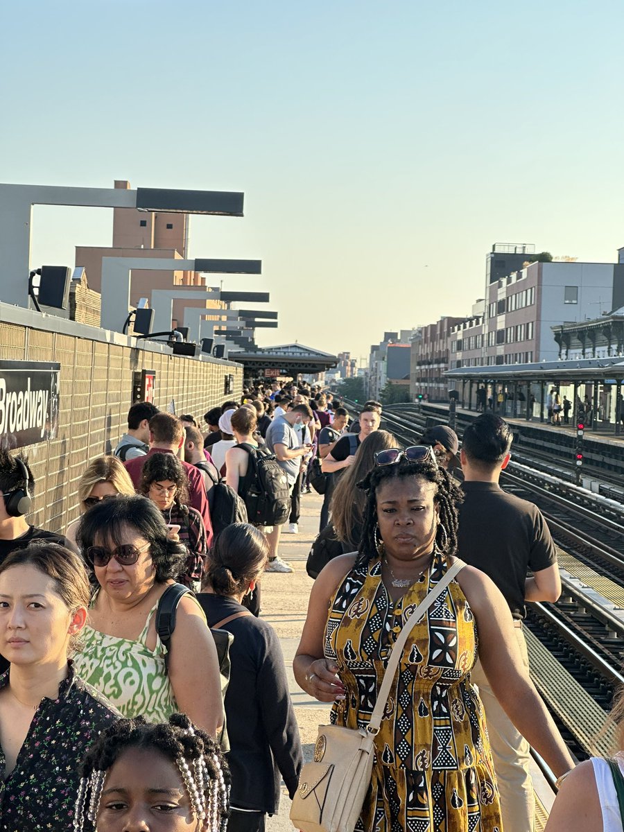 Dear <a href="/MTA/">MTA</a> the F train shutdown is a nightmare! Walking two miles to a insanely packed station. Isn’t fair! #mta <a href="/NYCTSubway/">NYCT Subway</a>
