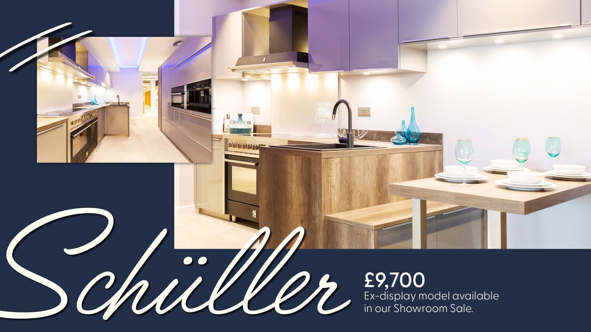 This beautiful Schüller kitchen is an ex-display model that is available with up to 70% off in our showroom sale. Don’t miss out as we only have limited display options. More info on the Showroom Sale here 👉 inhouseltd.co.uk/showroom-desig…