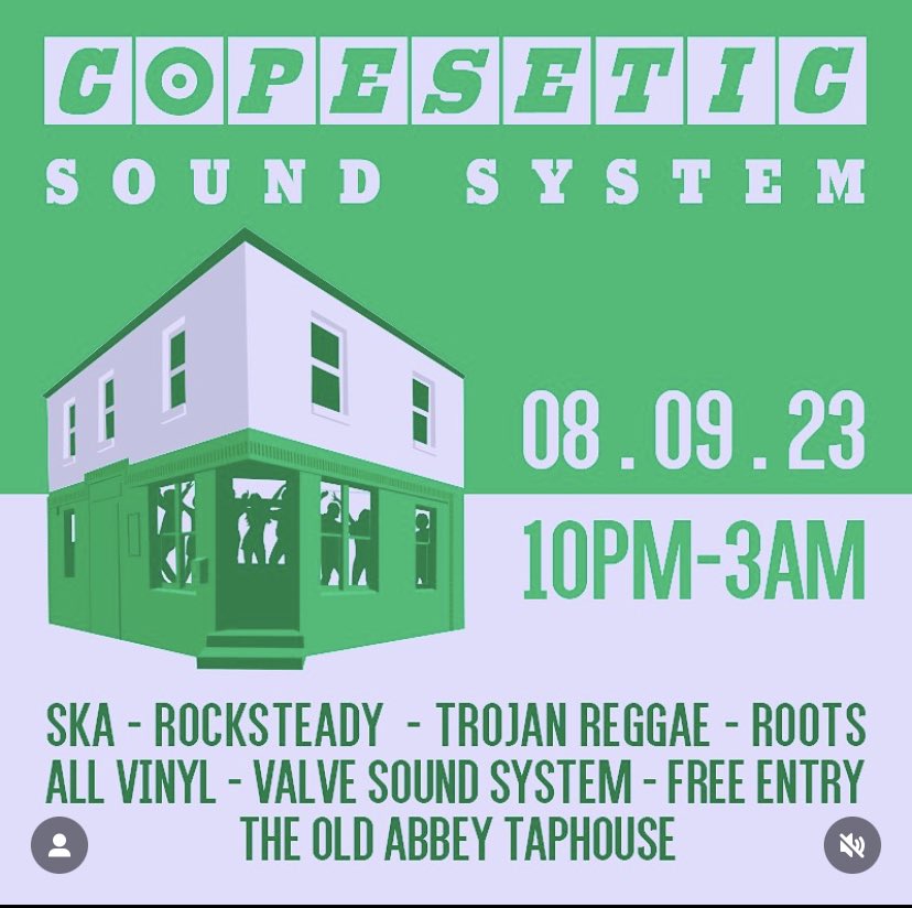 Tomorrow night (8 September) The Old Abbey Taphouse