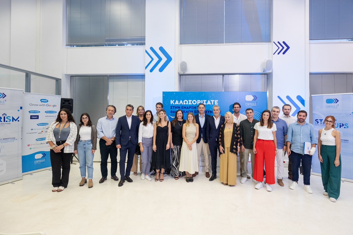 Capsuletacceler's tweet image. 📢Πρεμιέρα για τον 6ο κύκλο επιτάχυνσης του CapsuleT από το ΞΕΕ! 👉capsuletaccelerator.gr/el/welcomingev… #CapsuleTacceleratorGR #grhotels #tourism #traveltech #6thcycle #GrowFast #acceleration